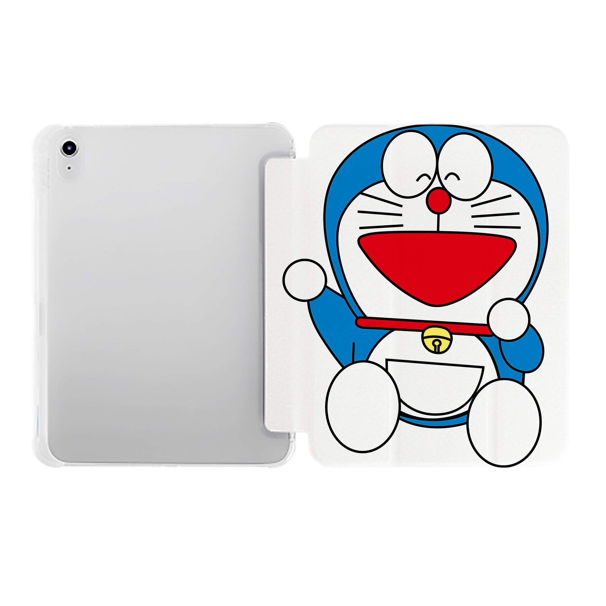 （画像用） ドラえもん Doraemon IPad ケース ペン収納付き 三つ折りスタンド PUレザー×シリコン 対応機種9.5/10.5/10.9インチ